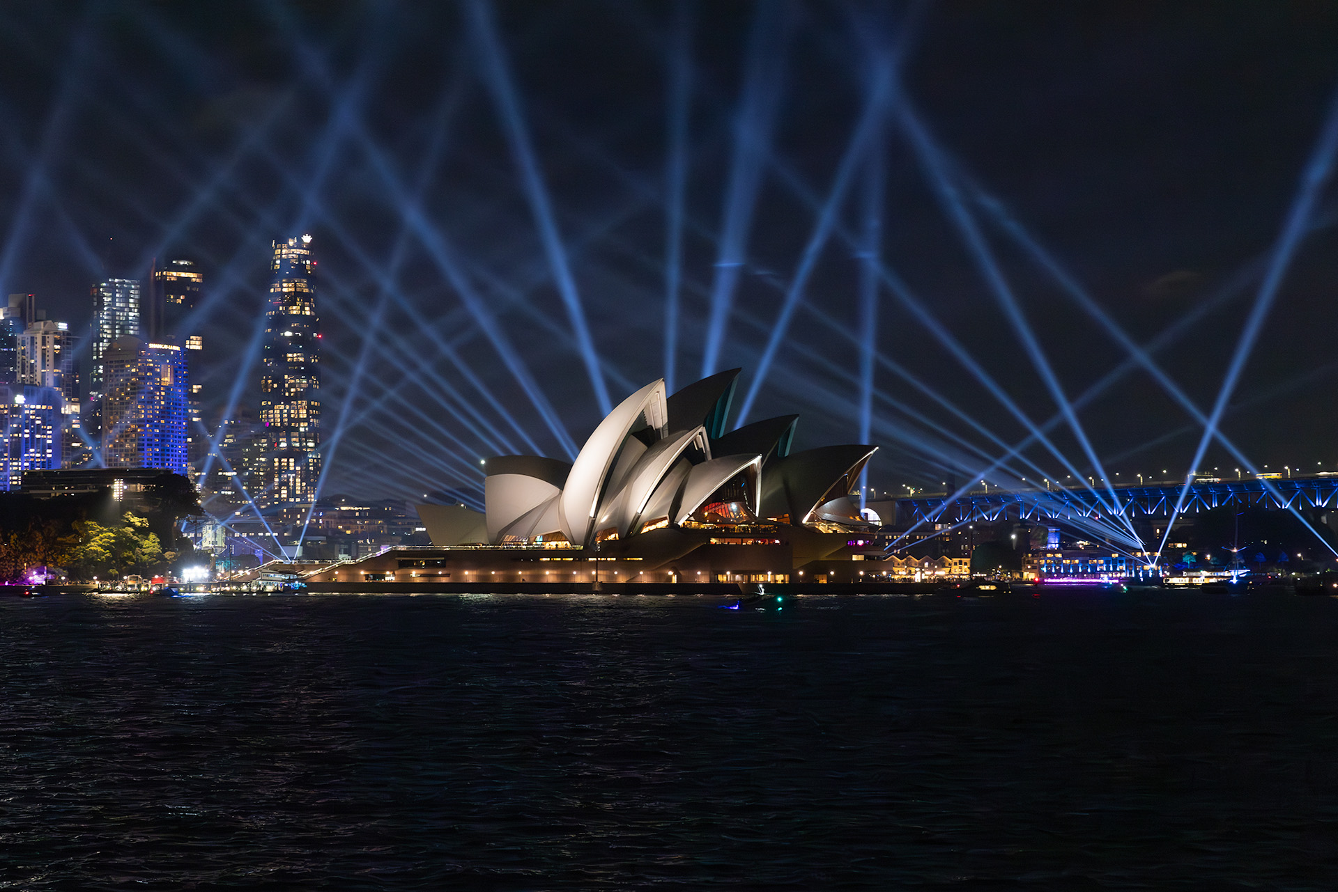 Opera House at night