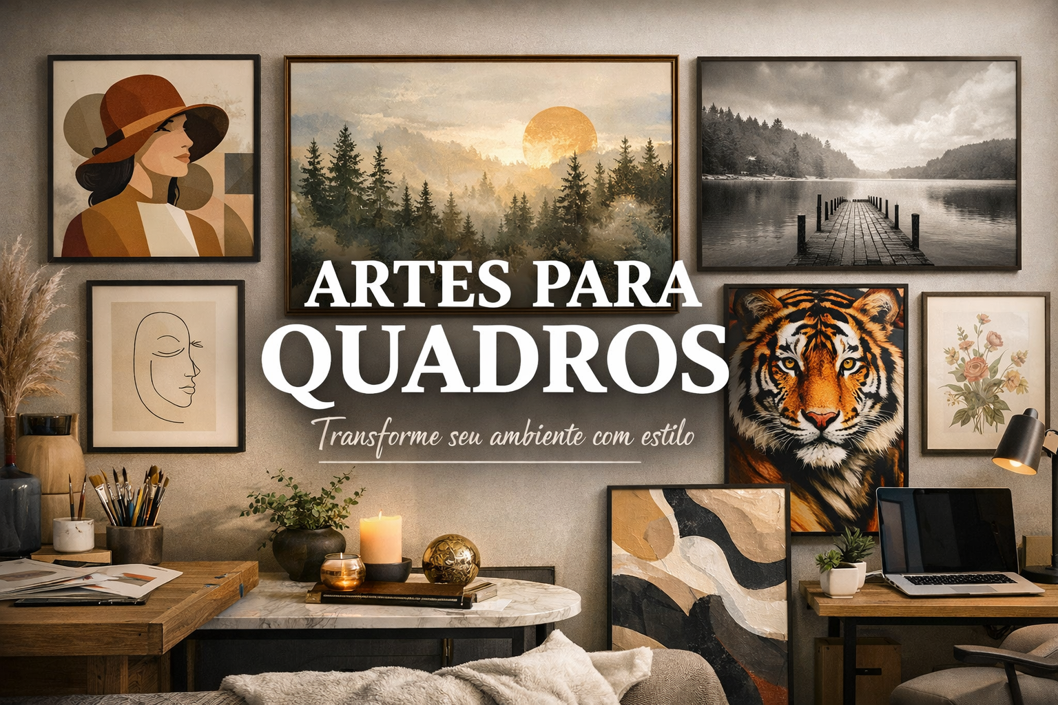 Art to Frames: How to Choose the Ideal to Decorate Your Environment –